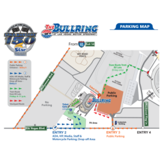 Bullring — Star Nursery 150 Parking Map